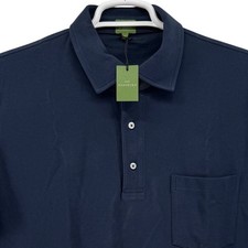 Sid Mashburn Navy Pima Pique ShortSleeve Polo NWT XL Pappy Cup Papp Van Winkle