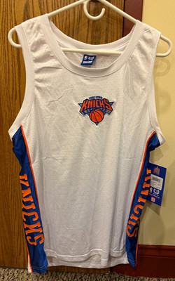 NWT New York Knicks NBA Jersey White Air Walker Tank Size Medium Ultra Game