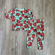 POSH PEANUT X A O floral pajama set
