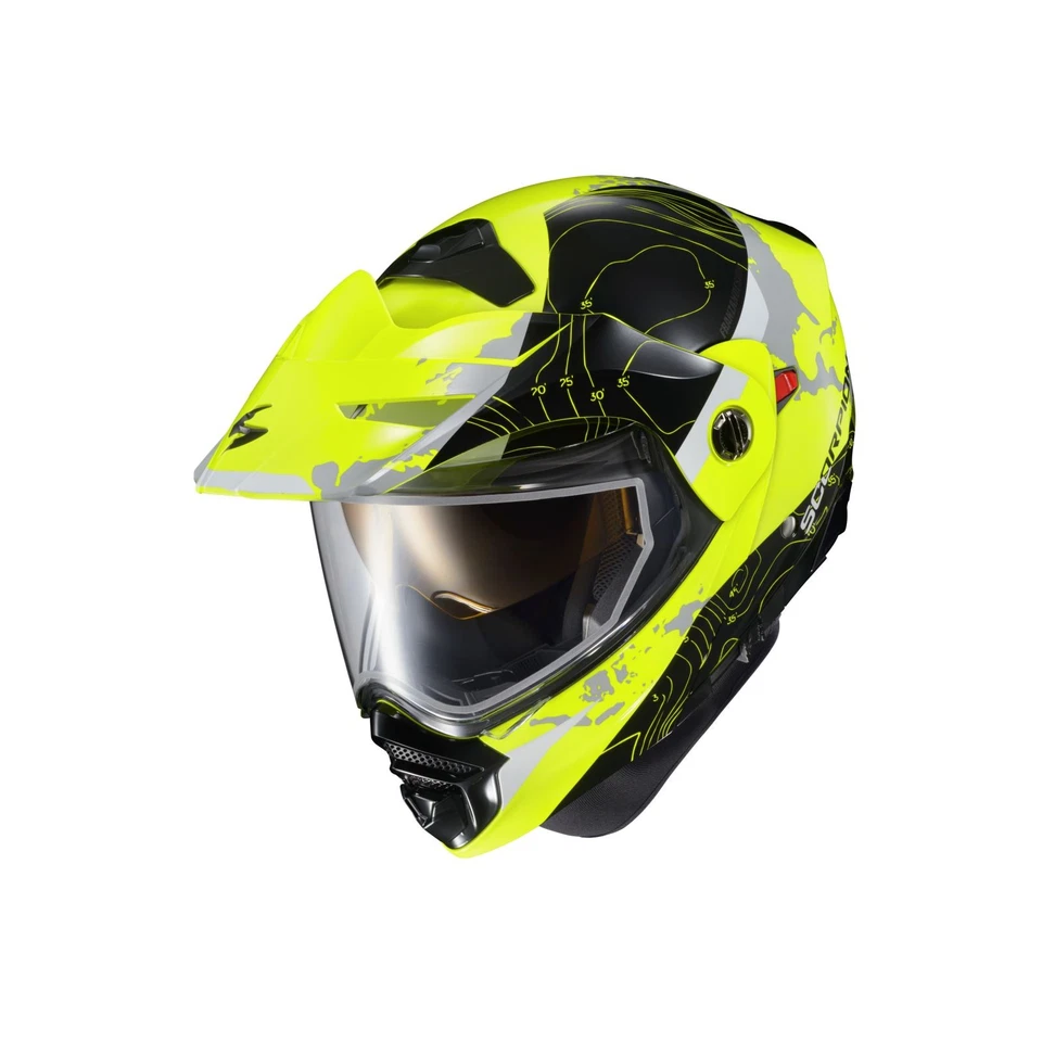 EXO-AT960 Cold Weather Helmet Topographic - Hi-Viz - Large (Dual) 96-1055-SD - Image 2 of 4