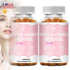 Myo & D-Chiro Inositol Plus 240ct, Women Hormone Support, Manage Stress