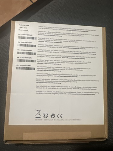 2 x 5 Pack Box Genuine OEM Microsoft Stylus Pen For Surface Tablet Model NEW - Picture 2 of 3