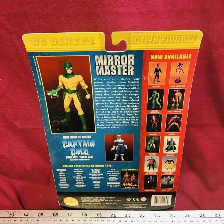 Figura 2001 DC Direct The Flash Mirror Master Rogues Gallery 6" - Sellada Foto 2 de 2