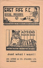 East Fife v  QOS     January 1955