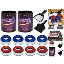 Shuffleboard Pucks with Shuffleboard Sand Set - 2 1/8 Shuffleboard Table Puck...