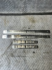 Plaques de seuil chromées X4 Range Rover P38