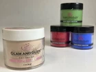 Lot Of 4 Glam & Glits Acrylic Powder Color Collections - Sold As Is