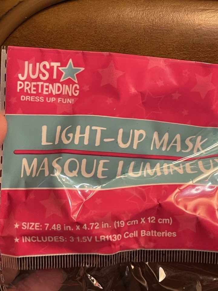 Just Pretending Dress Up Fun Girls Light Up Masquerade Mask - Image 3 of 4