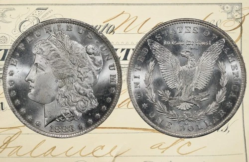 1883-O CHOICE to GEM BU MS MORGAN SILVER DOLLAR ~ FROM ORIGINAL BANK BAG! ~ LOT