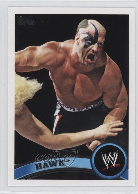 2011 Topps WWE Hawk Road Warrior Road Warrior Hawk #105 0e3