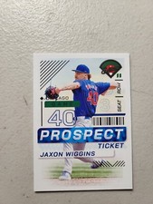 2024 Panini Prospect Edition Baseball Ticket #17 Jaxon Wiggins, Chicago Cubs NM