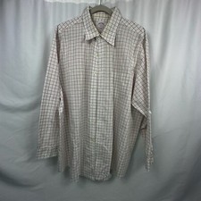 Brooks Brothers Mens Shirt 2XL Red/Blue Plaid Button Up