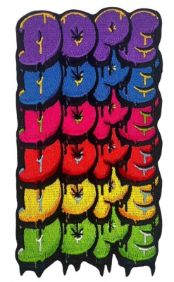 Dope Stack - Embroidered Patch - 4'' x 6''