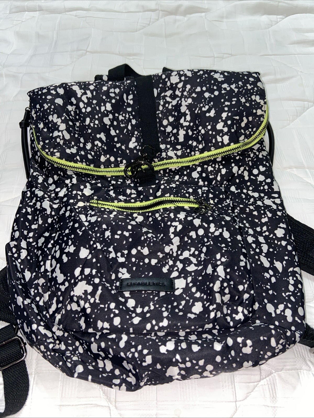 FABLETICS Backpack Rucksack In Black, White And F… - image 1