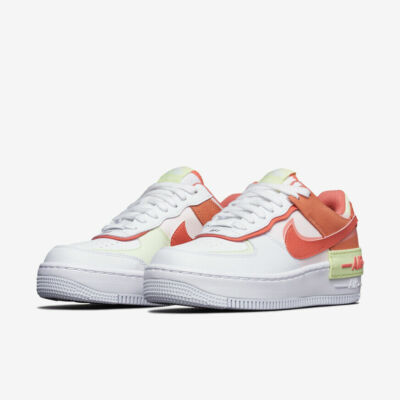 NEW Nike Air Force 1 Shadow Women's Size 11 White/Magic Ember CI0919-110 