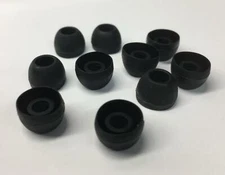 10 Earbuds Plugs Replacement Rubber Ear Tip Connector for Phiaton PS20 Earphones