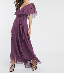 asos plum dress