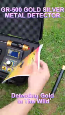 HamGeek GR-500 Gold Detector Gold Finder Long Range Metal Detector