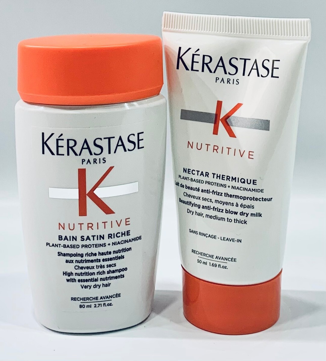 Bain Satin Riche 80ML + Nectar Thermique 50ML Kérasstasee | eBay