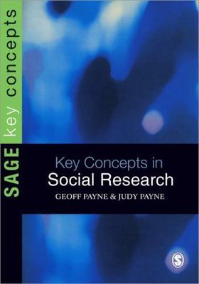 Key Concepts in Social Research, Paperback by Payne, Judy, Brand New, Free sh...