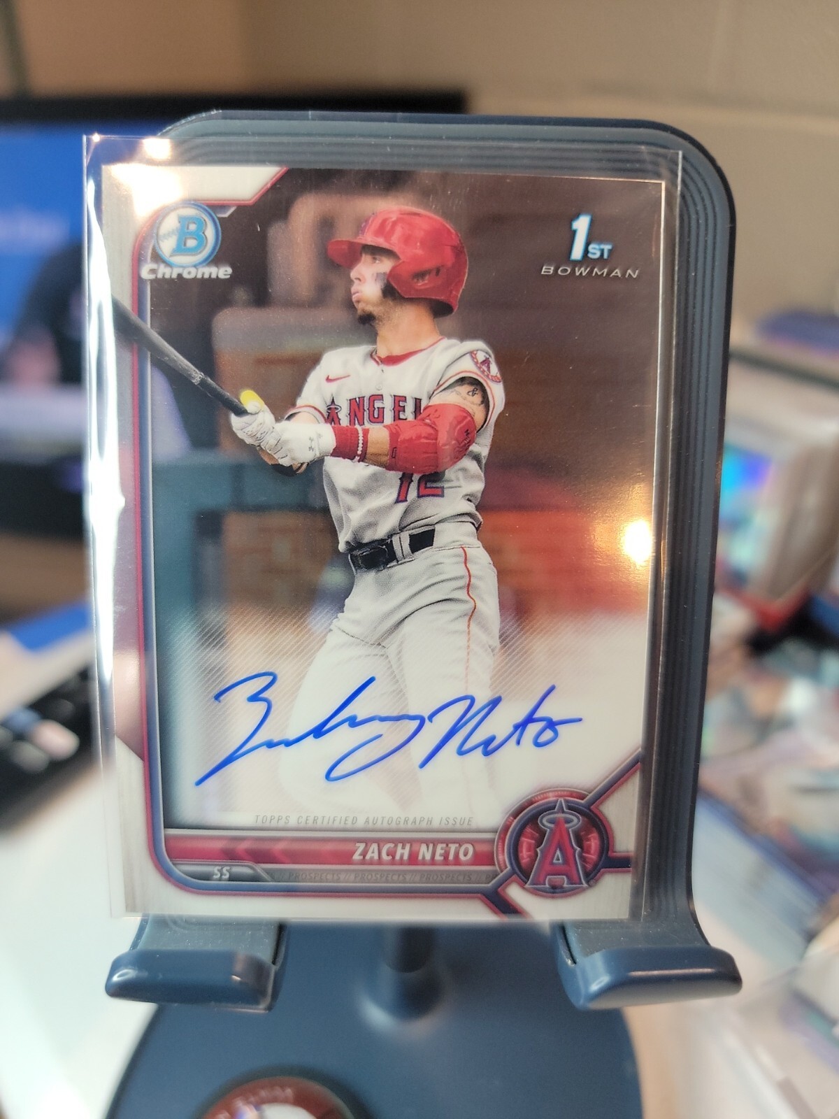 2022 Bowman Draft Chrome Draft Pick Zach Neto Auto #CDA-ZN