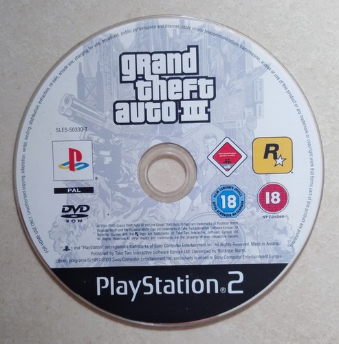 Jeu PC - GTA III - GRAND THEFT AUTO 3 - VF - Neuf sous Blister Officiel
