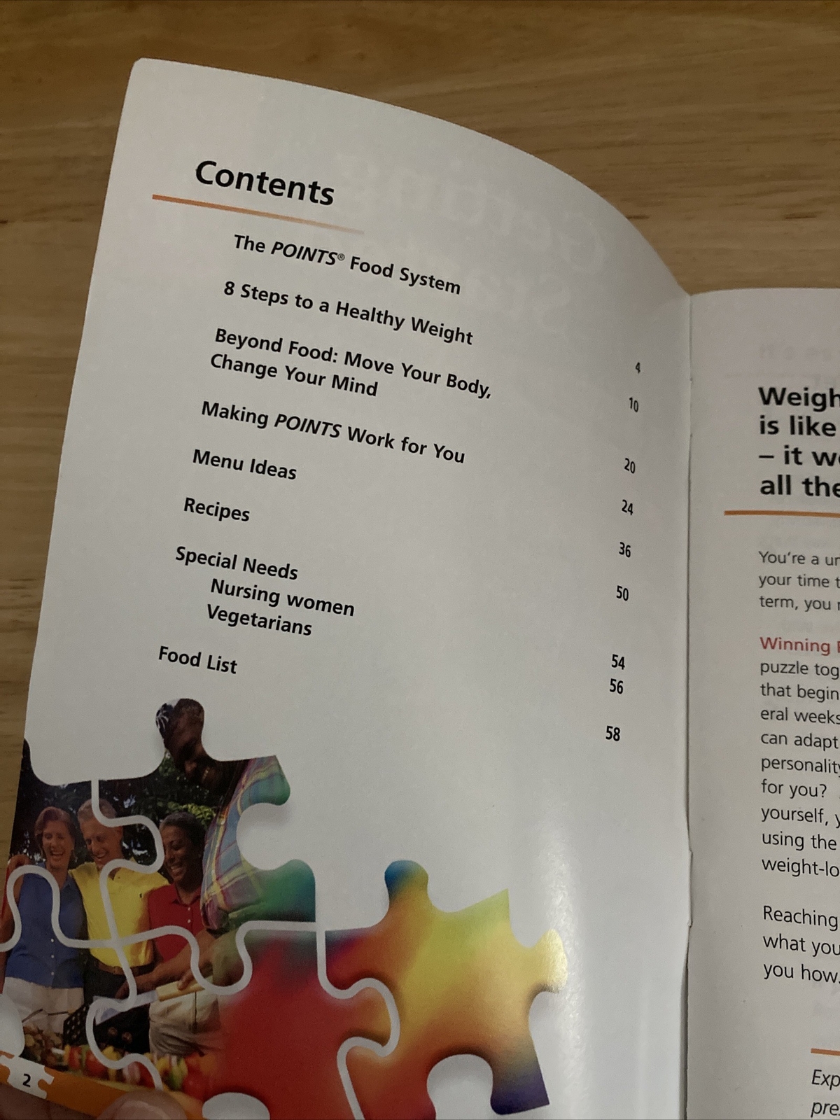 RARE Weight Watchers GETTING STARTED BOOK WW Week1 Winning Points Plan