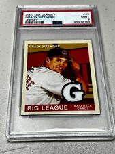 2007 Upper Deck Goudey Memorabilia Grady Sizemore #43 Jersey Relic Card PSA 9