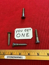 Musket Trapdoor  Substitut  BUTTPLATE SCREWS  Decent Recent  Unplated  Read Desc