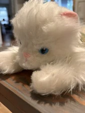 Dakin Pillow Pets White Himalayan Cat Plush Blue Eyes Tags Vintage 1975 Mexico