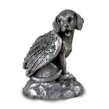 PEWTER Angel BEAGLE Dog Ornament Figurine Statue NEW