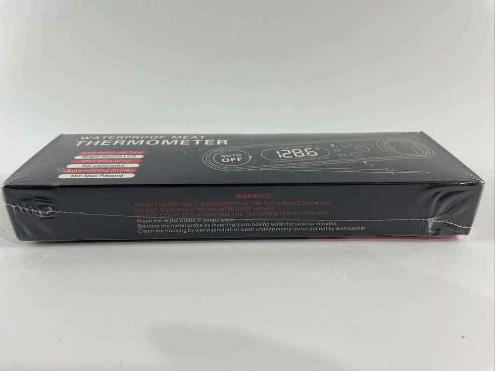 Meat Thermometer for Grilling and Cooking, Instant Read, Waterproof. New