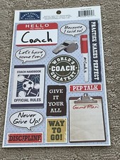 Vintage Karen Foster Design Stickers For Coaches