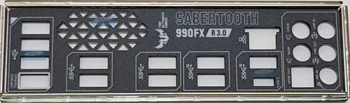 ASUS IO SHIELD BLENDE BRACKET TUF SABERTOOTH 990FX R3.0, SABERTOOTH 990FX R3.0