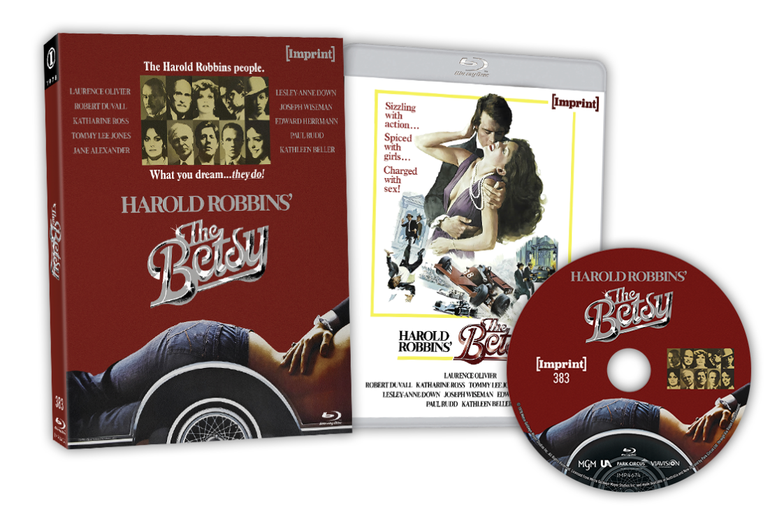 THE BETSY (1978) Imprint Limited Edition Blu-Ray W/Slipcover New