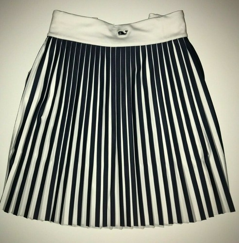 VINEYARD VINES Performance Accordian Pleat Tennis Skirt DEEP BAY ($108) XL - Picture 1 of 7