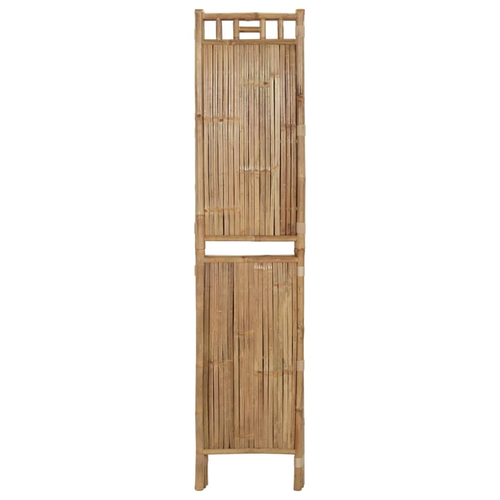 NNEVL 4-Panel Room Divider Bamboo 160x180 cm - Picture 5 of 8