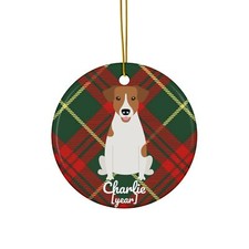 Jack Russell Terrier Ornament Gift Custom Mom Dad Christmas Tree Decoration Year