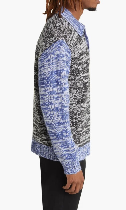 Obey Carter Polo Sweater X-Large, BLACK MULTI | eBay