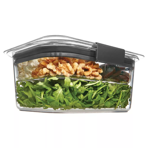 Rubbermaid 4.7 Cup Brilliance Food Storage Container 5pc Set: BPA-Free, Clear, M - Picture 2 of 4