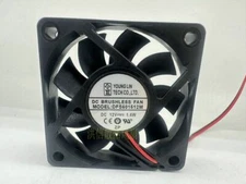 1 PCS  YOUNG LIN  Fan  DFS601512M DC12V 1.6W 60*15MM 6015 6CM 2 wire cooling fan