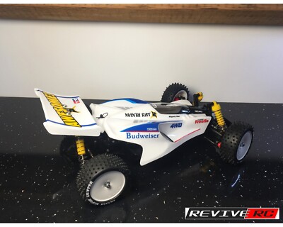 Clear Custom Tamiya Manta Ray Body Shell and Rear Wing by Revive