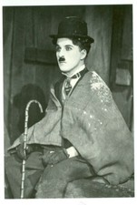 CELEBRITY-CHARLIE CHAPLIN-#232-188-SNOW-SHOULDER-MODERN POSTCARD-4