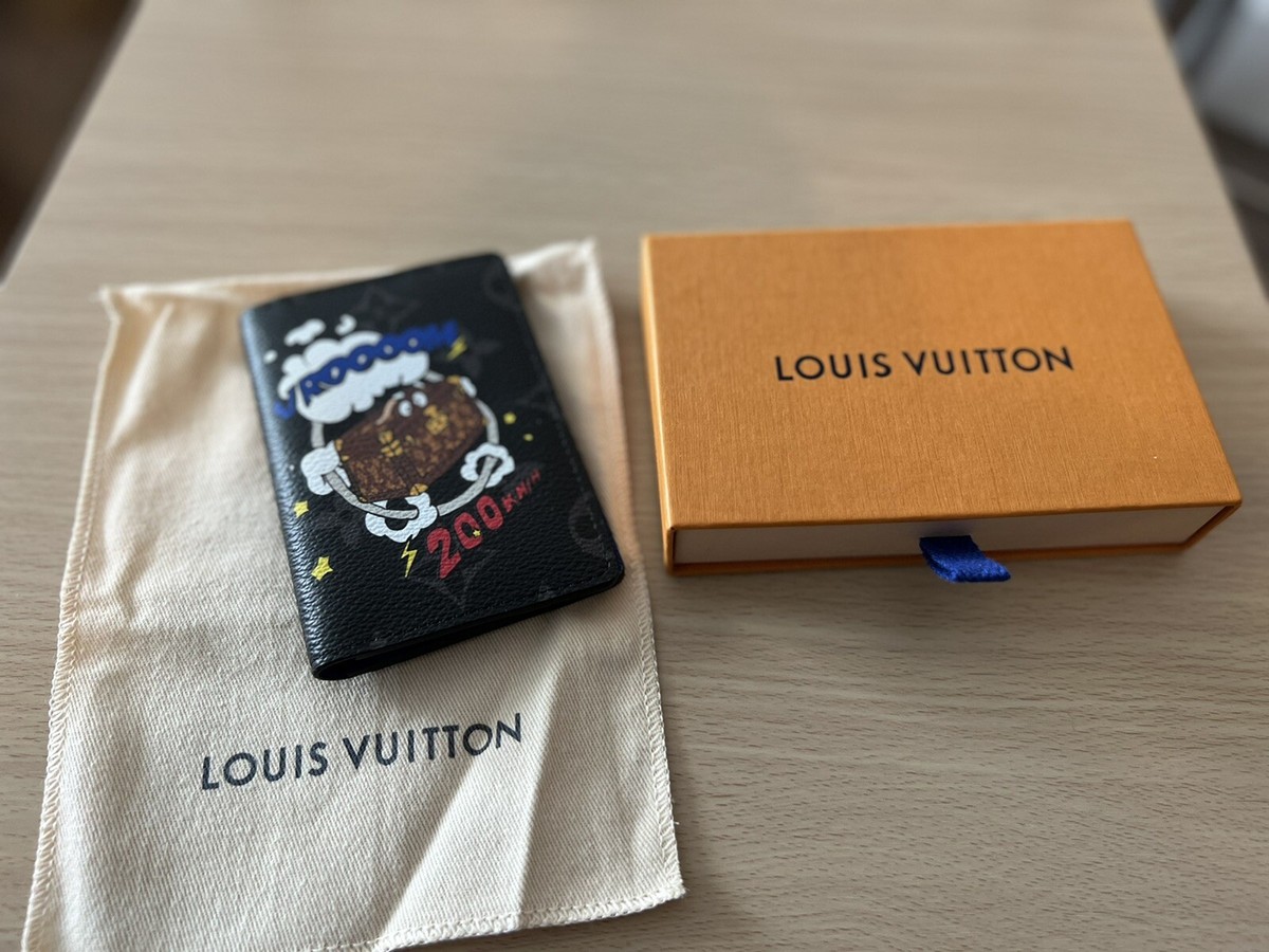 New Louis Vuitton Monogram Pocket Organizer M80911 Eclipse Vroooom