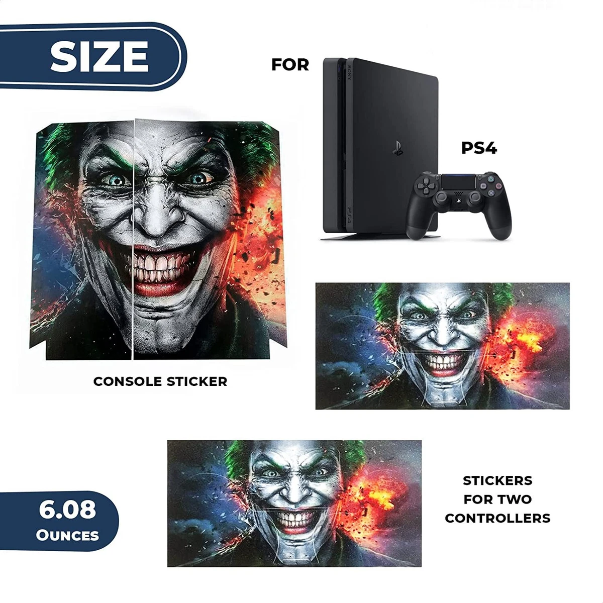 Joker 250 Vinly Skin Sticker for Sony PS4 PlayStation 4 and 2