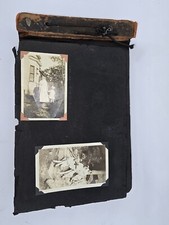 Family Photo Album 1930's Scrapbook Military
