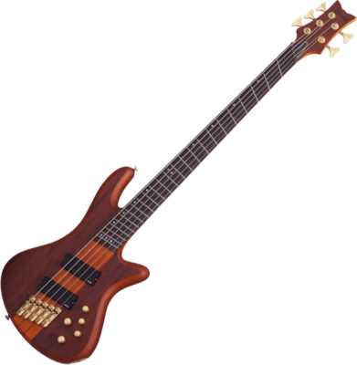Schecter Stiletto Studio-5 FF Electric Bass Honey Satin