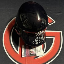 Tino Martinez Autographed New York Yankees Batting Helmet Authentic JSA COA