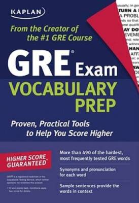 Kaplan GRE Exam Vocabulary Prep (Kaplan 5 Steps to Success: GRE - VERY GOOD