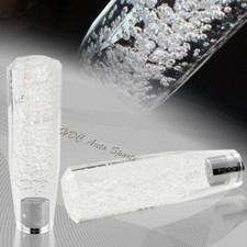 150mm Manual Mt Clear Octagon Crystal Bubble Drift Short Shift Knob Universal